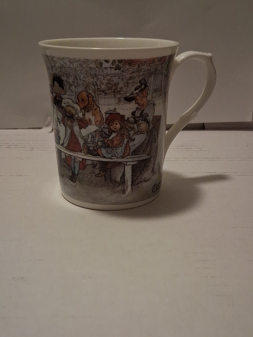 New English Fine China Under the Big Birch Xarl Larsson Collection Mug